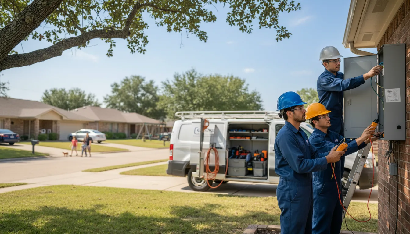 Certified electrician providing emergency electrical services in San Antonio, FL